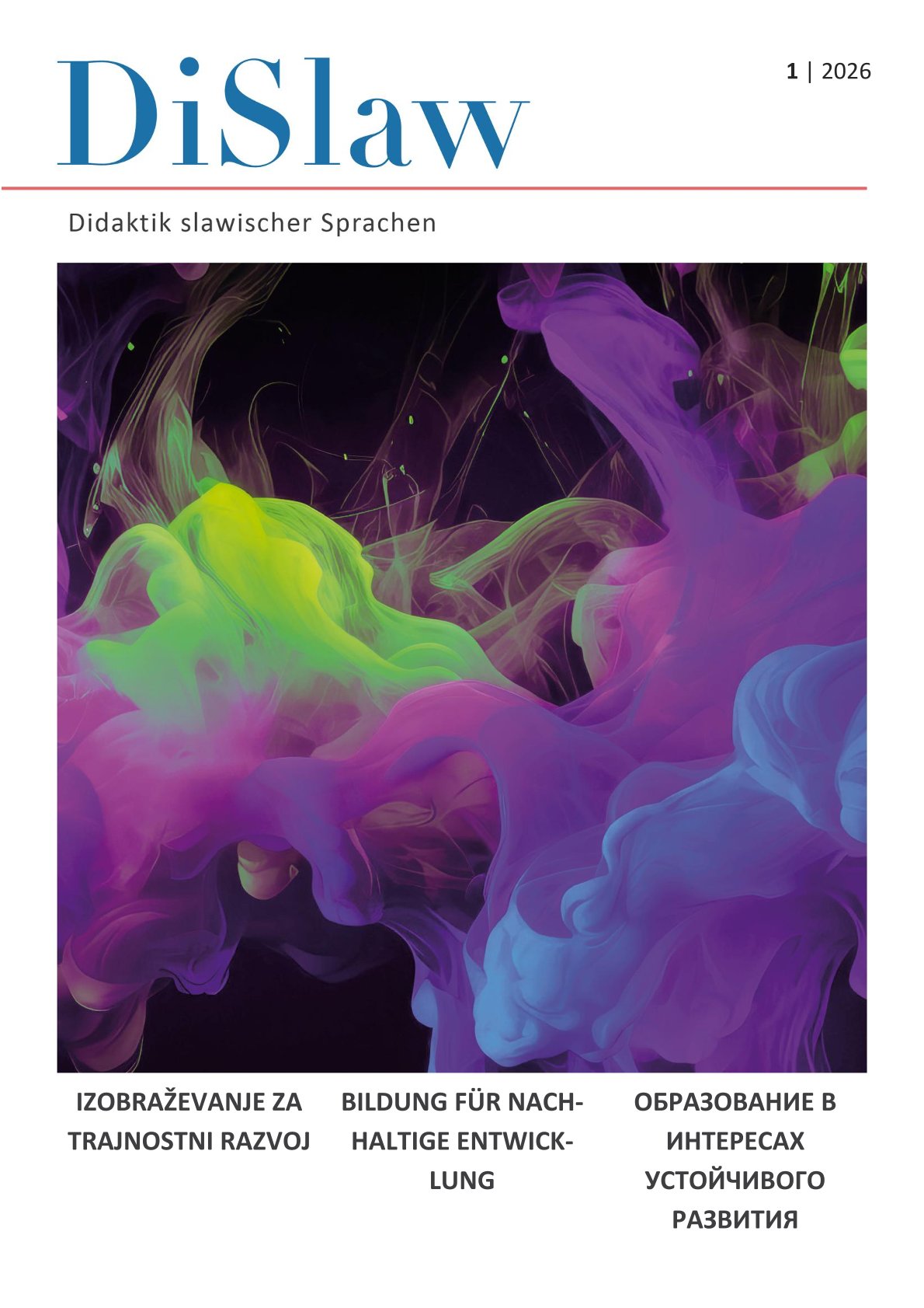 					View No. 1 (2026): Education for Sustainable Development (ESD) in Slavic language teaching
				
